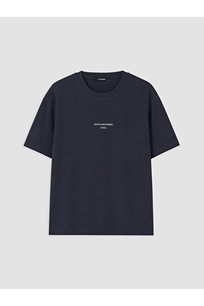 LC Waikiki Tricou de damă cu guler rotund și imprimeu text
