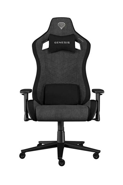 Genesis Nitro 660 Υφασμάτινη Καρέκλα Gaming με Ρυθμιζόμενα Μπράτσα Σκούρο Γκρι