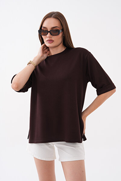 Mega Life Oversize Slit Oysho T-Shirt