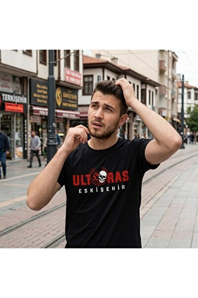 SARI ULTRAS ESKİSHEHİR KROŠENA MAJICA SA OGRLENIM VRHOM