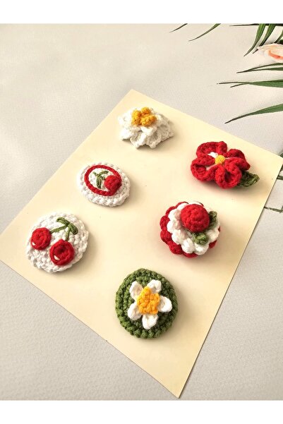 Hand Mother's Since 2024 Hairless Baby Hair Clips 6-Piece Mixed Sets Hanmade ...