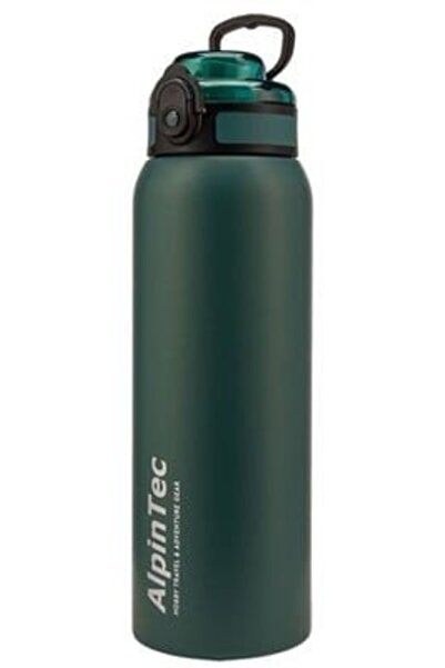 ALPINPRO AlpinTec Wayfarer Μαυροπράσινο 1000ml Θερμός (TH-1000BGN)