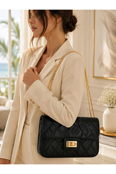 Generic Brand Quilted Chain Strap Women's Shoulder & Crossbody Bag |   Daily ...