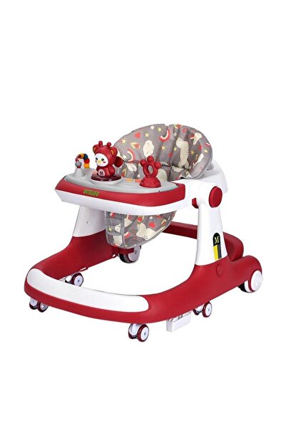 EMPORIO COLLECTION Εκπαιδευτικό Περιπατητήριο 3 Επιπέδων BHB511 Κόκκινο