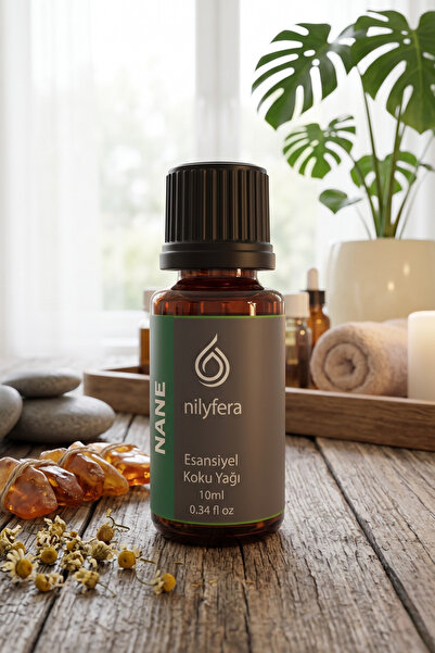 nilyfera Premium Nane Esansiyel Koku Yağı 10 ml - Buhurdanlık, Difüzör, Çamaşır, Mum ve Temizlik Esansı