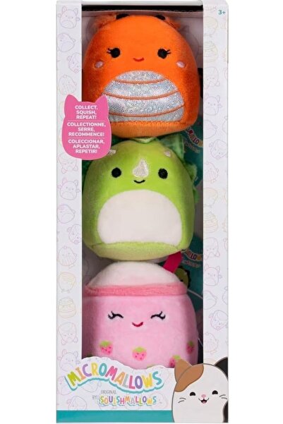 Squishmallows Μικρομάλοους - Σετ 3 τεμαχίων βελούδινα 6 εκ. W2 (JWSM0199-W2)