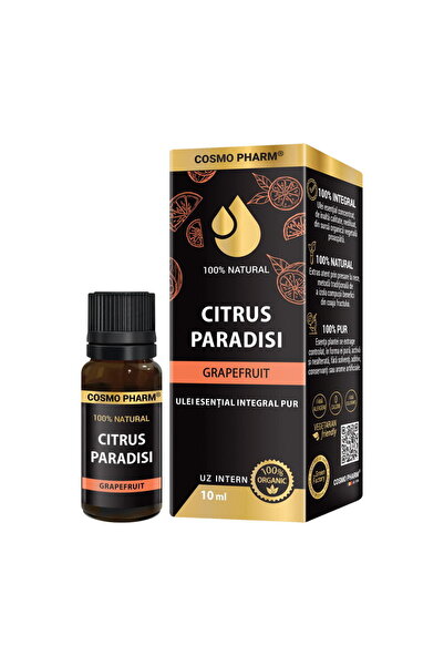 Cosmo Pharm Ulei Esential Integral de Grapefruit pentru Uz Intern 100% 10ml