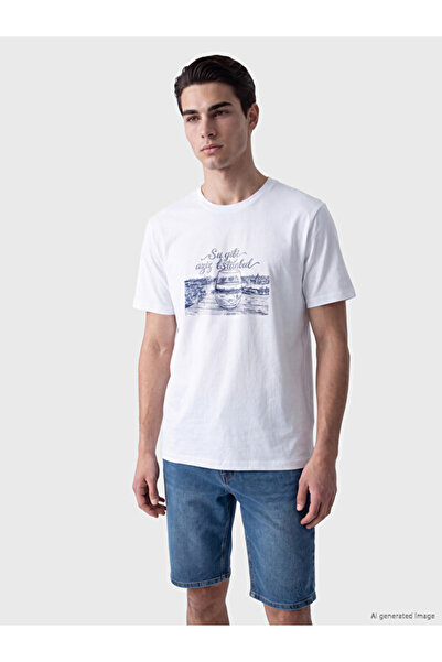 LC Waikiki Esvab • Modern & Distinctive Zero Roba Yaka Istanbul Printed Men's...