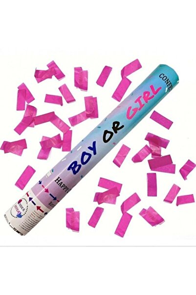 CYTHERIA Customized Gender Reveal Paper Confetti Cannon for Baby Shower Gende...