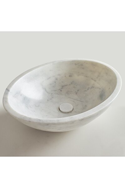 Fossil Mica Marble DR55-300 Επιτραπέζιος Μαρμάρινος Νιπτήρας Carrara Nuovo 55...