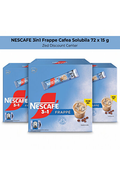 Nescafe Cafea instant Frappe 3 în 1 72 x 15 g