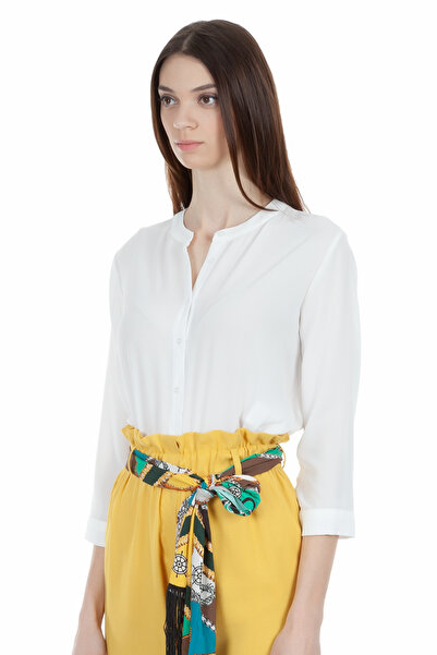 FIRST STYLE Elegant White Turkish Blouse