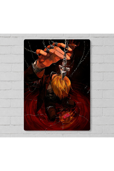 Zest HunterXHunter Kurapika Anime Manga Dekoratif MDF Tablo