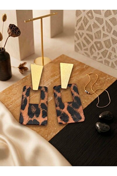 Setrion Square Metal Earrings