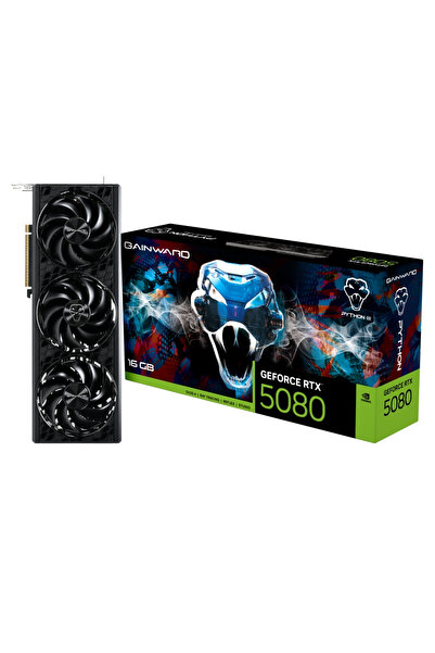 gainward GeForce RTX 5080 Python III 16GB GDDR7 256Bit Gaming (Oyuncu) Ekran ...