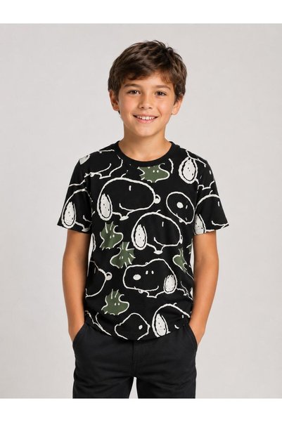 Ugly Duck 05-14 Years Old Snoopy T-Shirt - Black