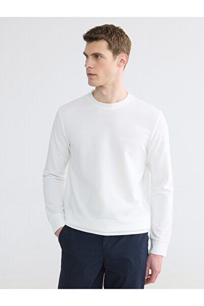 LC Waikiki Özmarka New Season Crew Neck Printed Men's Sweatshirt