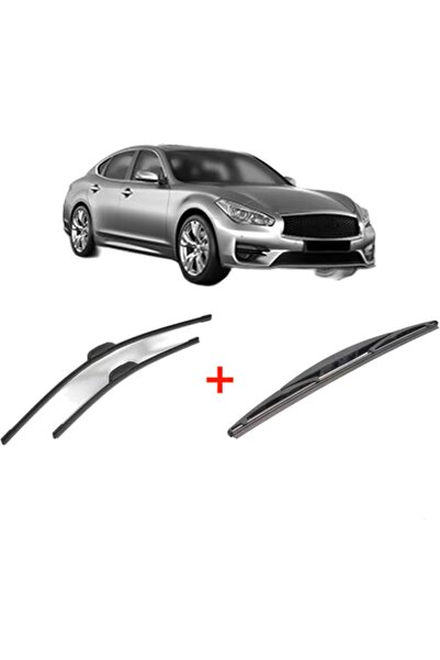 Bosch Σετ 3 υαλοκαθαριστήρων για INFINITI Q70 (Y51) από το 2013, για το μπροσ...