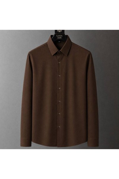ilayda emir Luxury Men's Cotton Classic Cut Long Sleeve Shirt