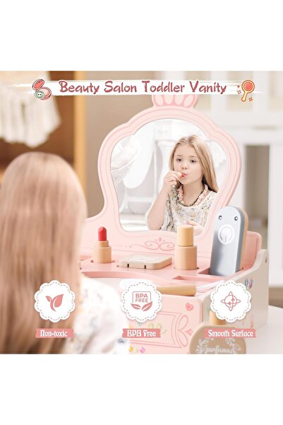 Generic Princess Makeup Gift Set for Girls Dress up Wood Toy Nails Play House...