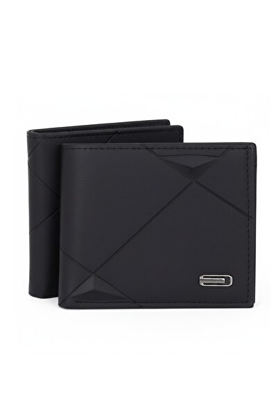 Moses Men’s Slim Bifold Wallet – Premium Synthetic Leather, Minimalist Design...