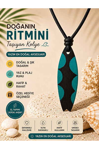TUTU DESİGN Surf Board Men's Women's Necklace