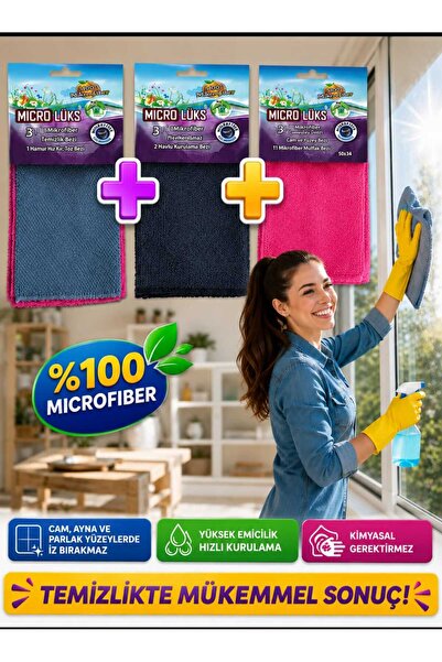 Microlüks 3 LÜ TEMİZLİK BEZİ