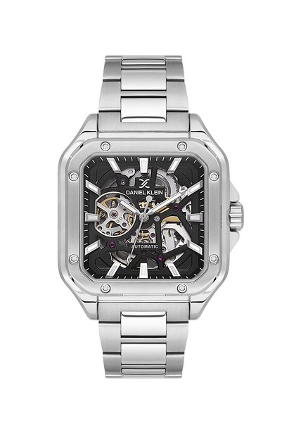 Daniel Klein Otomatik Erkek Kol Saati Çelik Kordon 40 mm Siyah Kadran 3 ATM S...