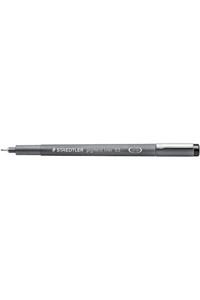 Staedtler Markere Pigment Liner 308 pentru Design, Negru, 0.5mm, Set 10 Bucăți
