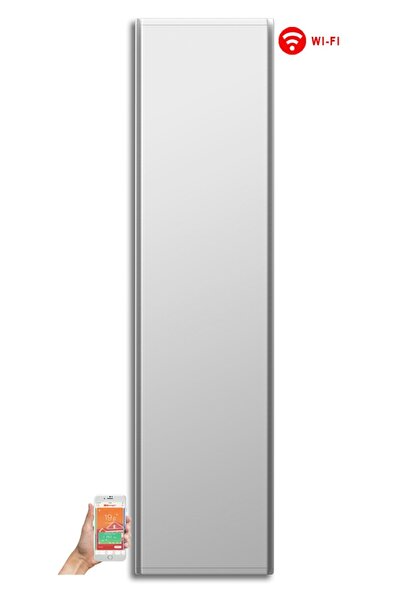 Radialight Icon WiFi 2000 Watt Λευκό - Κάθετο Ψηφιακό Σώμα Θέρμανσης