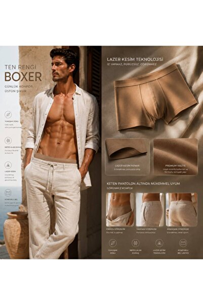 HB TREND Men's Laser Cut Ten Color Non-Marking Comfortable Linen Pants Matchi...