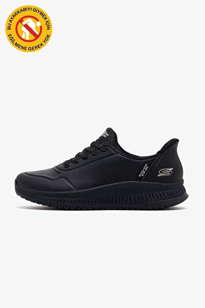 SKECHERS Women's Bobs Squad 4 Shoes 117740 Bbk Black Juststep
