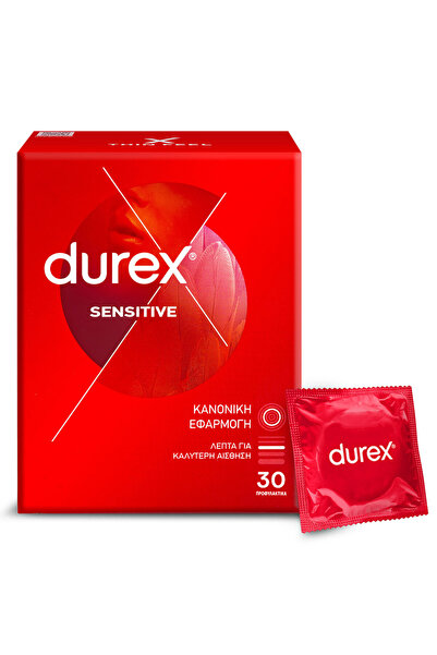 Durex Ευαίσθητο Κανονική Εφαρμογή 30 τεμάχια