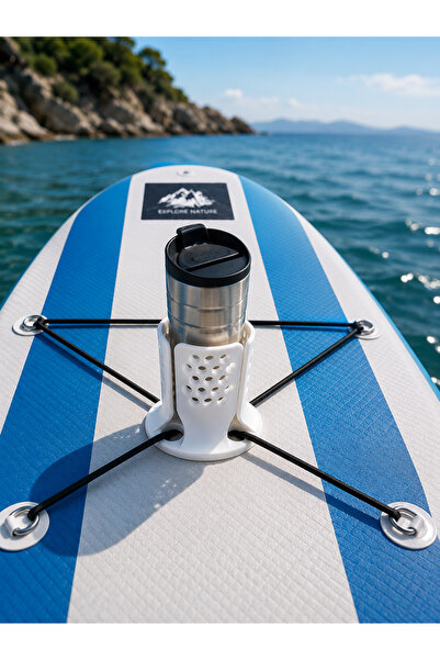 3Durak Dijital Üretim Merkezi SUP Paddle Board Bardak ve Termos Tutucu İçecek...