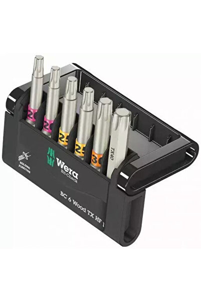 wera Σετ μπιτς-τσεκ 6 Wood Tx Hf 1 Sb 6 τεμάχια Κωδικός: 05073639001