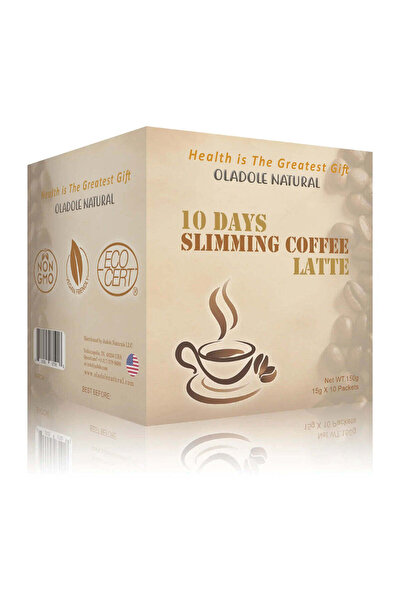 Oladole Natural 10 Days Slimming Coffee Latte 15 g x 10 Packets