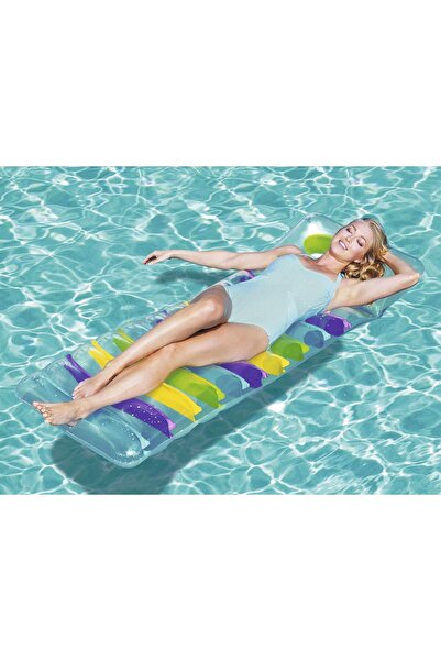 BESTWAY Deluxe Inflatable Comfortable Relaxation Lounger - Large Lux Sea Bed ...