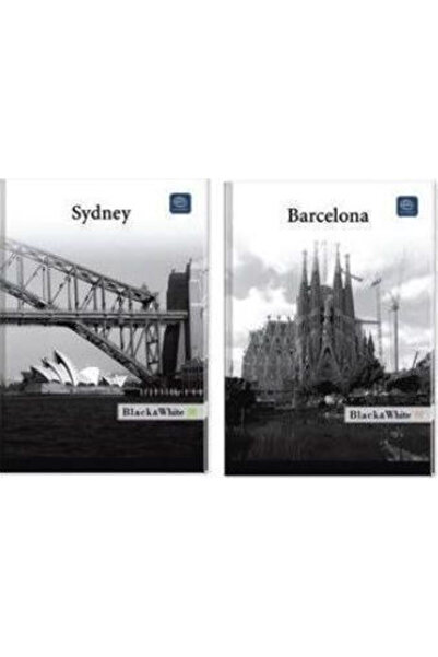 Interdruk Set 5 Carnete A5, 96 de foi, cu pagini albe, negre