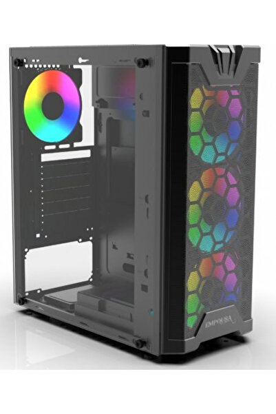 Inca EMG-15XB Carcasă PC Gaming Midi Tower cu Fereastră Laterală și Iluminare...