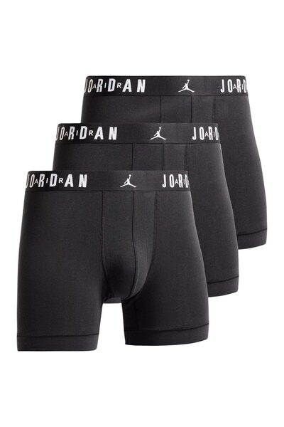 JORDAN Boxeri bărbați Flight din bumbac, pachet de 3, mărimea L