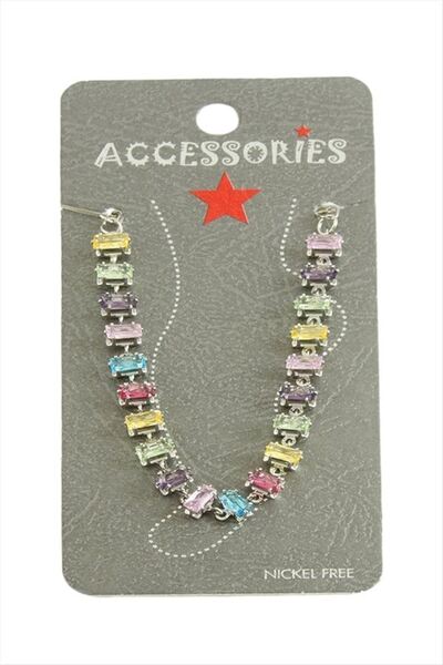 Generic Brand Savoroski Zircon Stone Anklet - Blue
