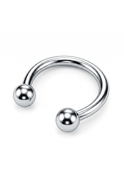 Karaşah Top 3mm x 8mm x 1.2mm Çelik Halka Piercing