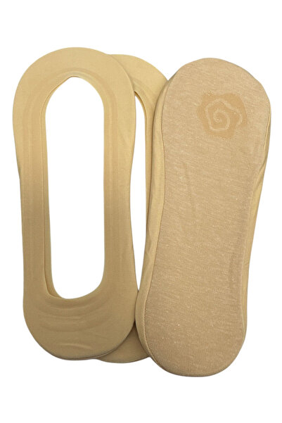 OEM Women's socks, cream color, Top Bottom Set of 3 pieces, universal