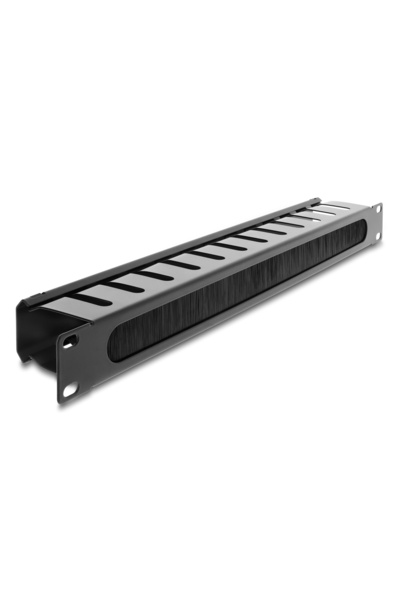 DELOCK cable management 67628 για rack 19"/1U, με βούρτσα προστασίας, μετ...