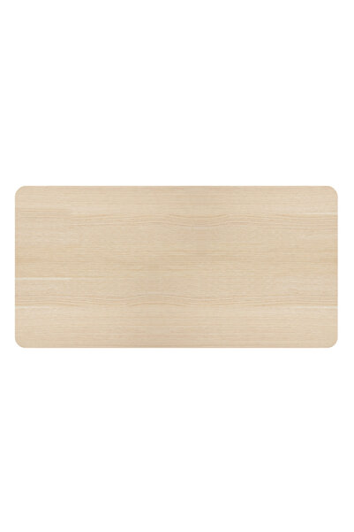 Brateck επιφάνεια γραφείου TP12060R-2P, 120x60x1.8cm, μπεζ ξύλινη
