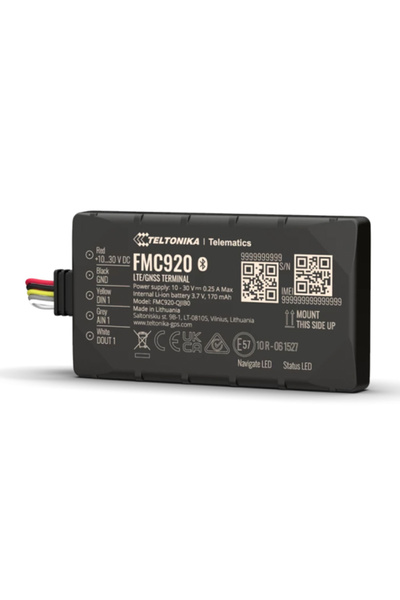 Teltonika Συσκευή εντοπισμού GPS αυτοκινήτου FMC920, 4G/GSM/GPRS/GNSS, Bluetooth