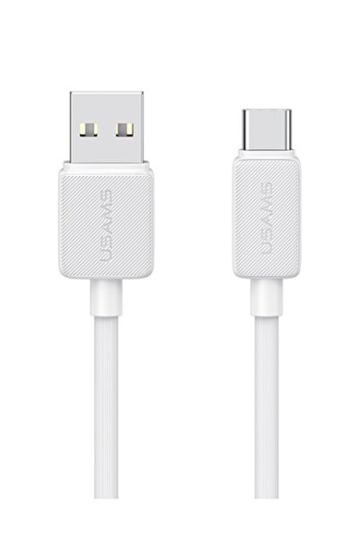 Usams καλώδιο USB-C σε USB US-SJ688, 3A, 480Mbps, 1m, λευκό