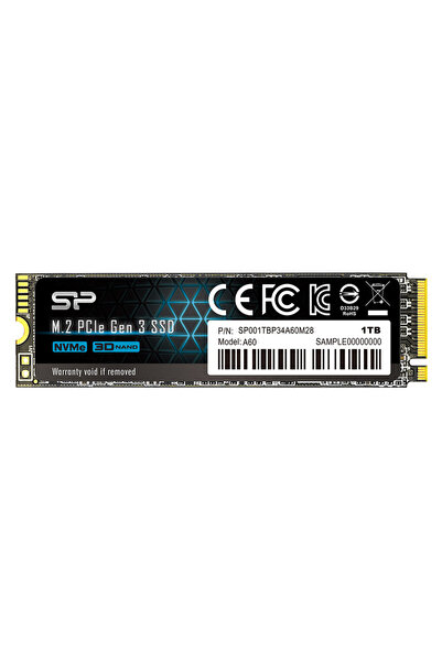 Silicon Power SSD PCIe Gen3x4 P34A60 M.2 2280, 1TB, 2.200-1.600MB/s