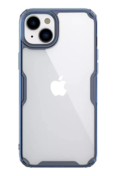 Nillkin θήκη Nature Pro για iPhone 15 Plus, διάφανη-μπλε