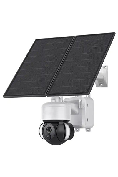 Sectec smart ηλιακή κάμερα ST-518, 3MP, 4G, PIR, PTZ, SD, 20000mAh, IP65